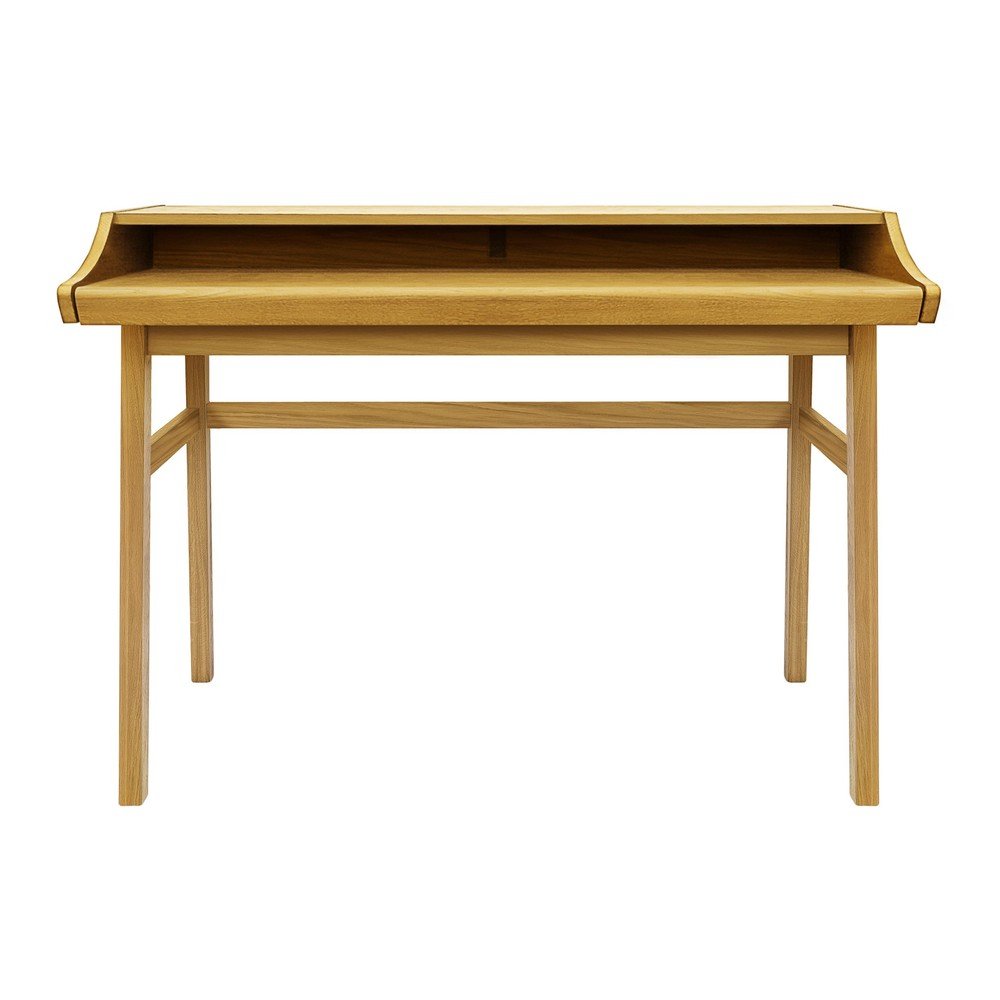 Pisarniška pisalna miza v hrastovem dekorju 44x115 cm Carteret