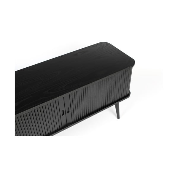 Črna komoda z drsnimi vrati Zuiver Barbier-image-2
