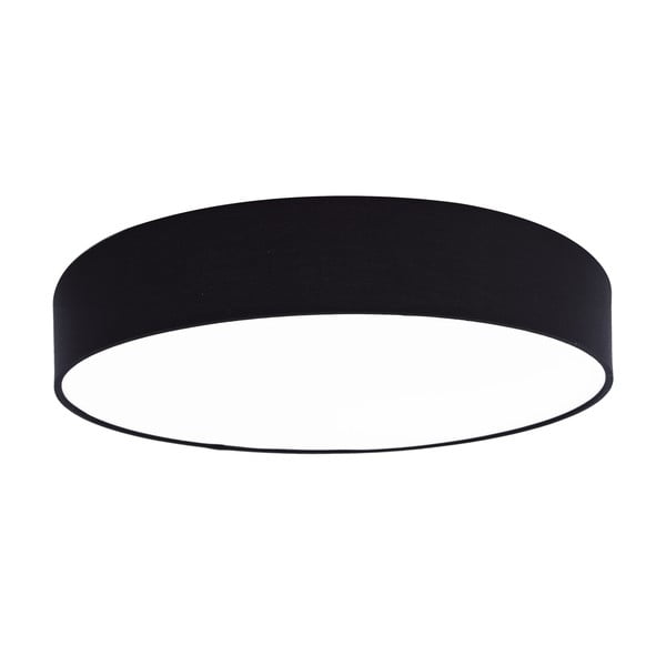 Črna LED stropna svetilka ø 60 cm – SULION