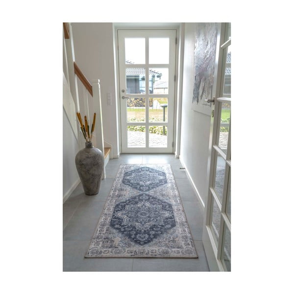 Modri tekač 200x80 cm Havana - House Nordic-image-2