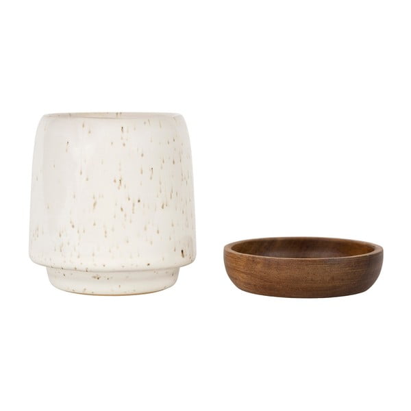 Kremno bela lončena skodelica 100 ml Nordika - Sema-image-2