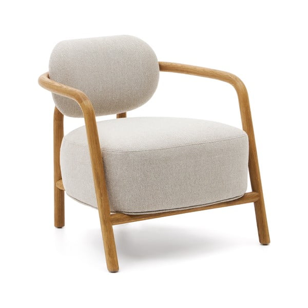 Bež fotelj Melqui – Kave Home