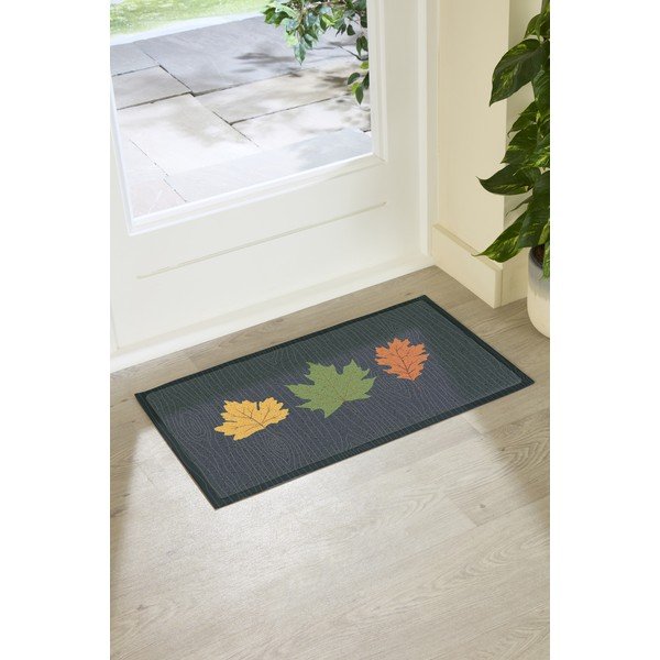 Predpražnik 40x70 cm Autumn Leaves on Green – Artsy Doormats-image-3