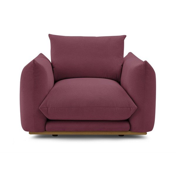 Bordo rdeč fotelj Ernest – Bobochic Paris-image-3
