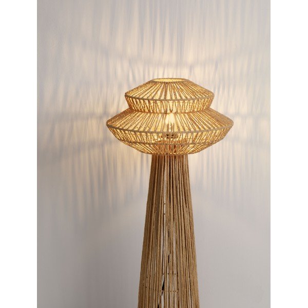 Stoječa svetilka iz vrvi v naravni barvi (višina 90,5 cm) Nua – Nova Luce-image-1