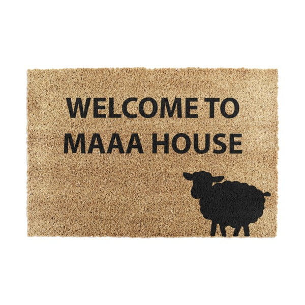 Predpražnik iz kokosovih vlaken 40x60 cm Welcome to Maaa House – Artsy Doormats