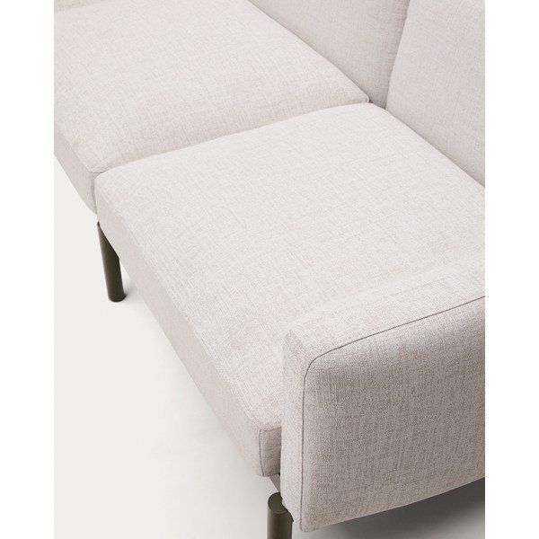 Svetlo siv vrtni modularni kavč 370 cm Sorells – Kave Home-image-1