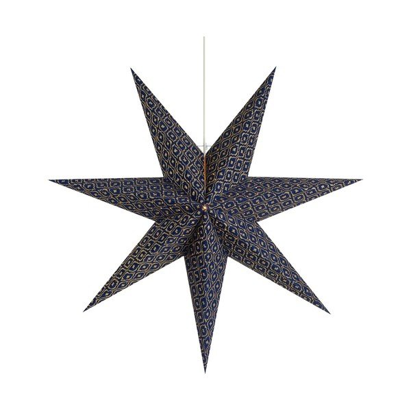 Temno modra viseča božična svetlobna dekoracija Baroque – Markslöjd