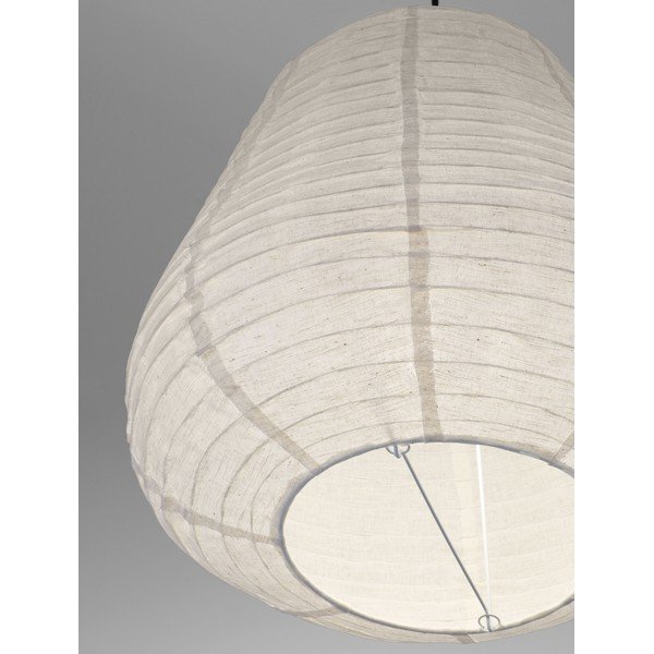 Bela lanena viseča svetilka ø 50 cm Linnet – Nova Luce-image-2