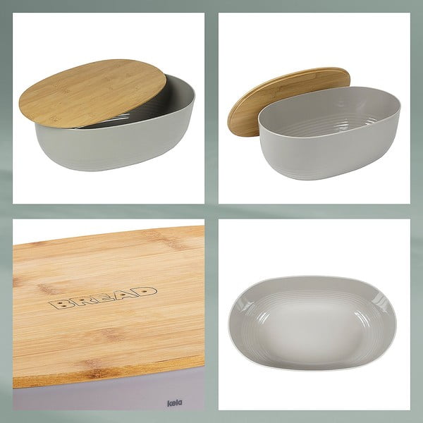 Bela škatla za kruh Kela Namur, 37,5 x 23 cm-image-3