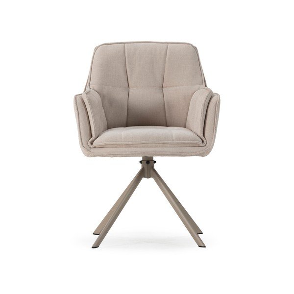 Bež oblazinjeni jedilni stoli v kompletu 2 ks Keiko – Marckeric-image-2