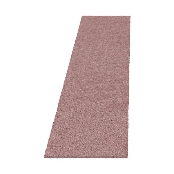 Rožnat tekač 80x250 cm Fluffy – Ayyildiz Carpets