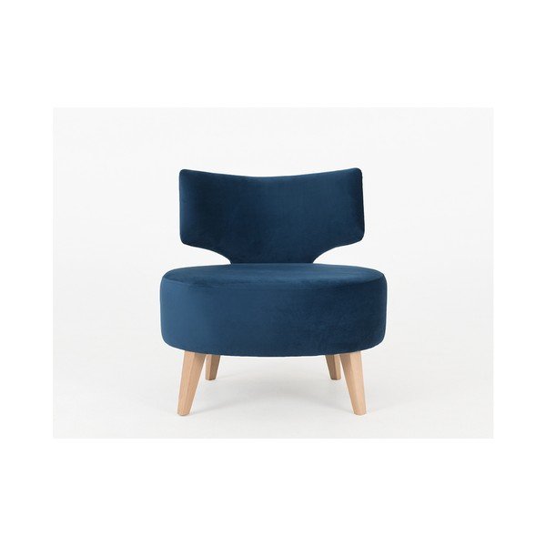 Temno modra oblika po meri Flippin Armchair-image-2