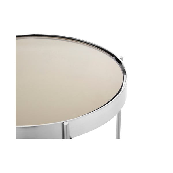 Okrogla stranska mizica s stekleno mizno ploščo ø 33 cm Allure – Premier Housewares-image-2