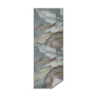 Zelen/siv pralen tekač 80x200 cm Dusty Leaves – Mila Home