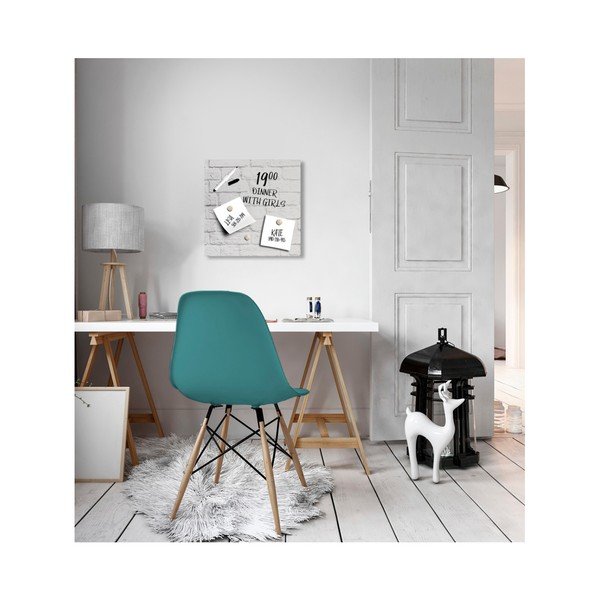 Magnetna tabla Styler White Bricks, 30 x 30 cm-image-2