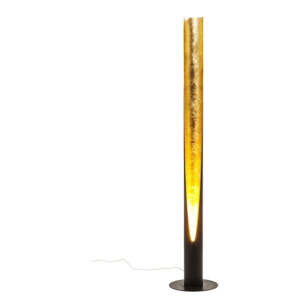 Črno-rumena talna svetilka Kare Design Tube