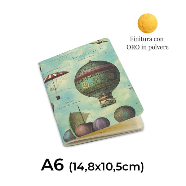 A6 zvezki v kompletu 192 stran 4 ks Baloons – Kartos-image-2