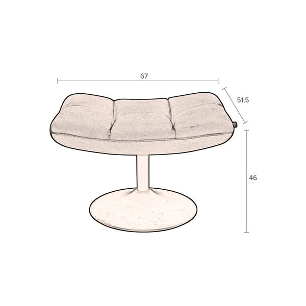 Temno siv tabure Dutchbone Bar -image-3