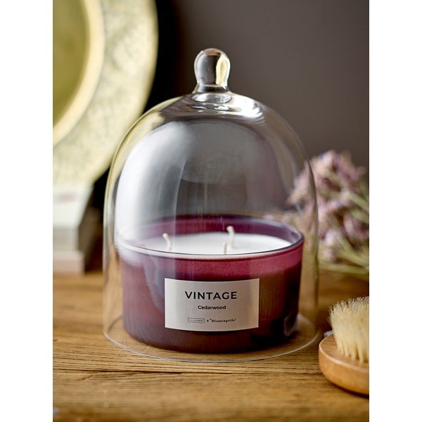 Dišeča sveča čas gorenja 25 h Vintage Cedarwood – ILLUME x Bloomingville-image-1