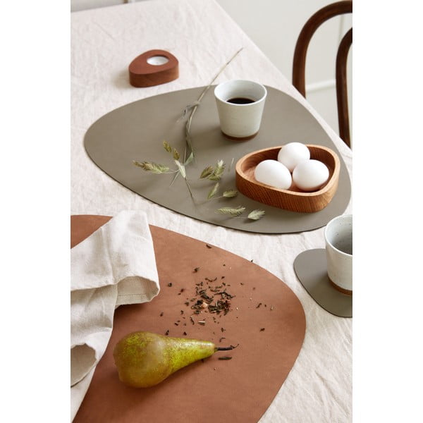 Pogrinjek iz eko usnja 37x44 cm Curve L Double Nupo – LIND DNA-image-4