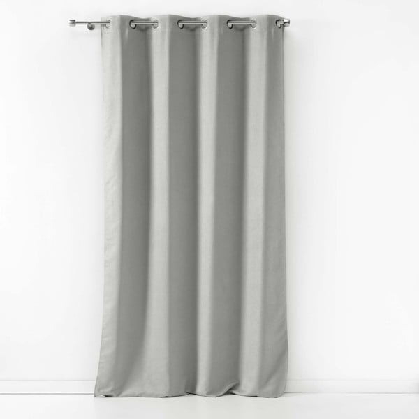 Svetlo siva zavesa iz semiša 140x240 cm Sultane – douceur d'intérieur