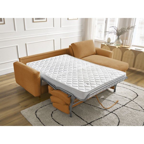 Gorčično rumena kotna sedežna garnitura Nouveau Cocoone – Bobochic Paris-image-1