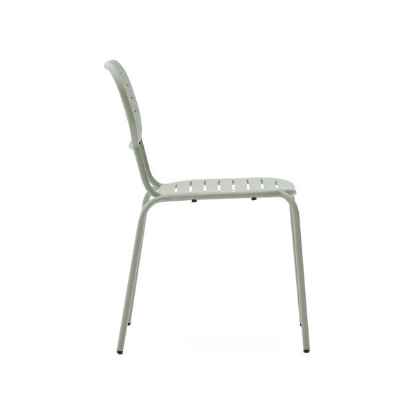 Mentolno zelen kovinski vrtni stol Brai – Kave Home-image-3