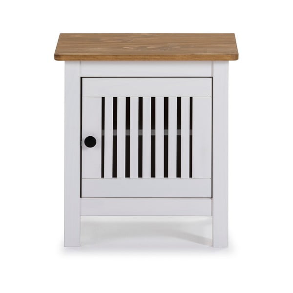 Bela lesena nočna omarica Marckeric Bruna-image-2