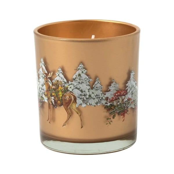 Sveča zlate barve z božičnim motivom Villeroy&Boch Forest
