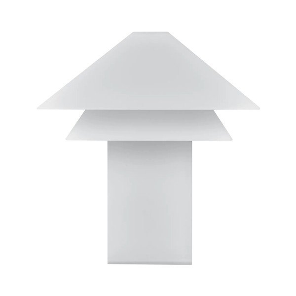 Bela LED zatemnitvena namizna svetilka s kovinskim senčilom (višina 33,5 cm) Sanaka – Blomus