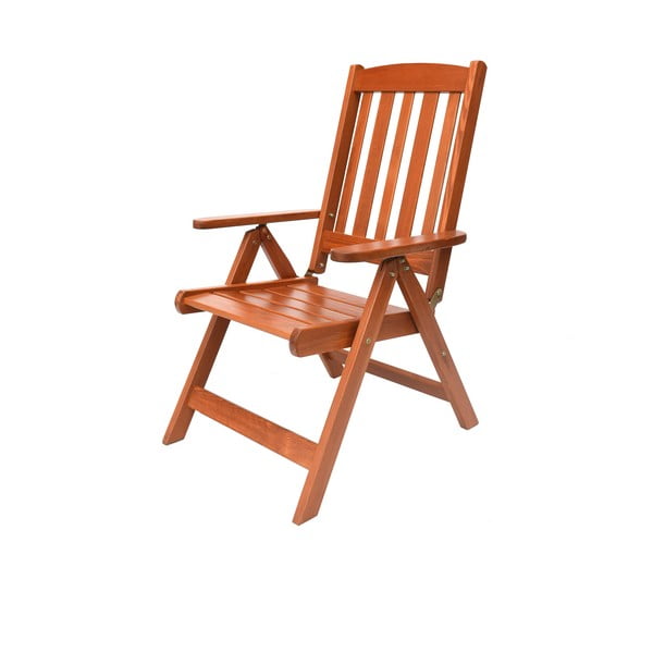 Rjav vrtni stol iz masivnega lesa Luisa – Rojaplast-image-2