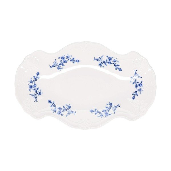 Servirni porcelanast pladenj ø 25 cm Retro – BonBistro