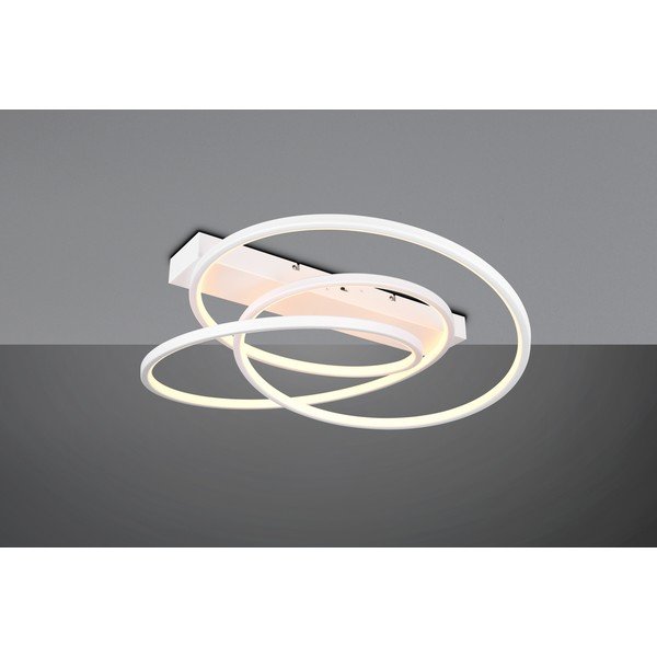 Bela LED zatemnitvena stropna svetilka 49x64 cm Darvin – Trio-image-2