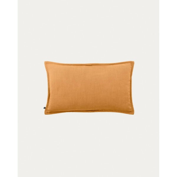 Prevleka za blazino iz mešanice lana 50x30 cm Blok – Kave Home-image-2