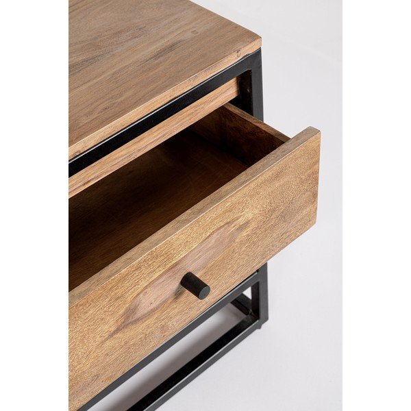 TV omarica iz masivnega sheesham lesa v naravni barvi 175x50x45 cm Nartan – Bizzotto-image-1