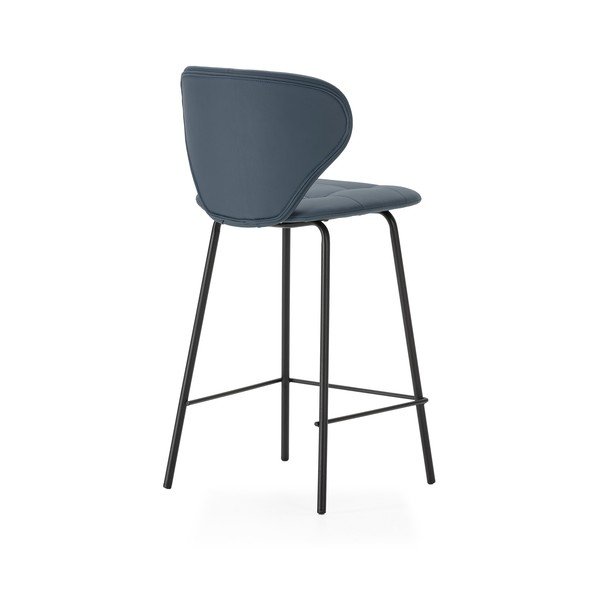 Temno sivi barski stoli v kompletu 2 ks (višina sedeža 67 cm) Maura – Marckeric-image-4