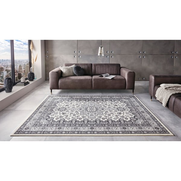 Krem-siva preproga Nouristan Parun Tabriz, 120 x 170 cm-image-1