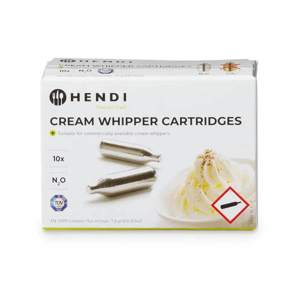 Komplet 10 bombic za smetano Hendi