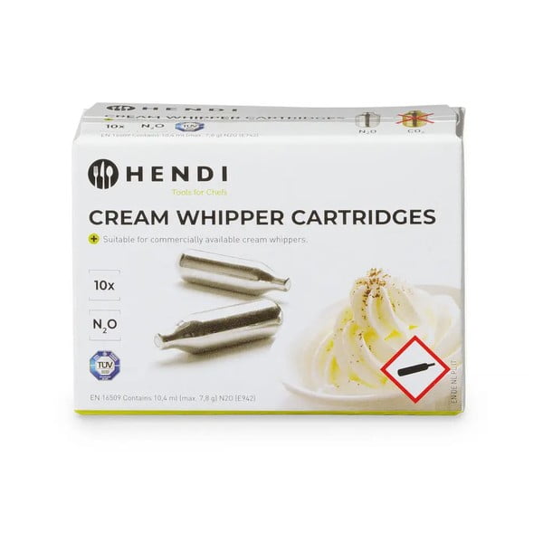 Komplet 10 bombic za smetano Hendi