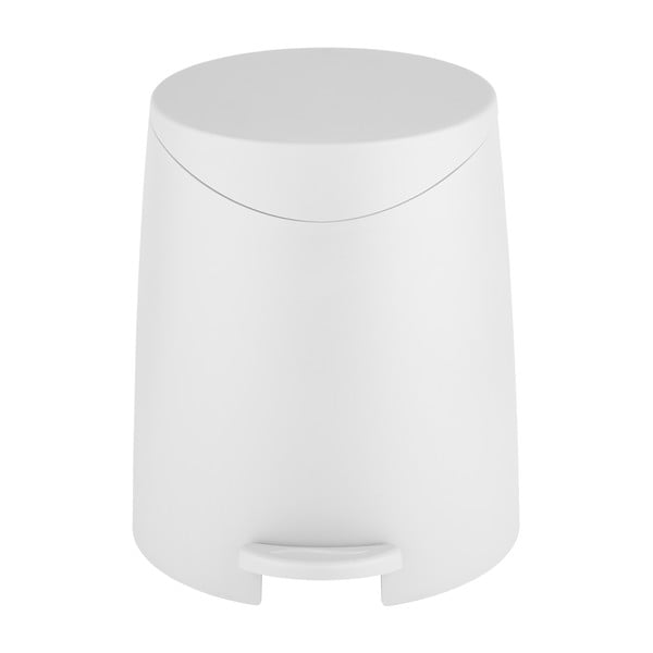 Bel plastičen koš za smeti s pedalom 3 l Portes – Allstar-image-2