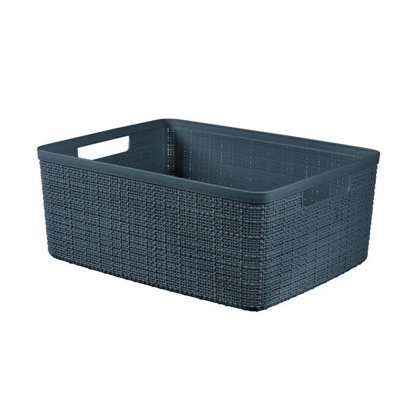 Modra košara za shranjevanje Curver Jute, 12 l