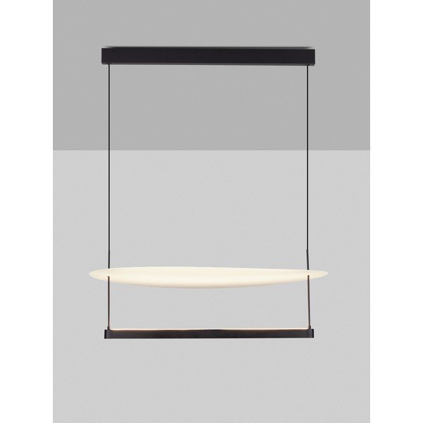 Bela/mat črna aluminijasta LED zatemnitvena viseča svetilka ø 80 cm Diona – Nova Luce-image-4