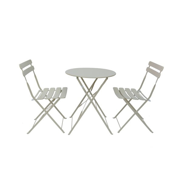 Bež vrtni jedilni set za 2 osebi Bistro - Rojaplast-image-2