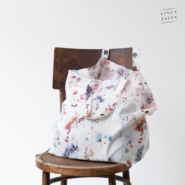 Lanena nakupovalna torba - Linen Tales-image-1