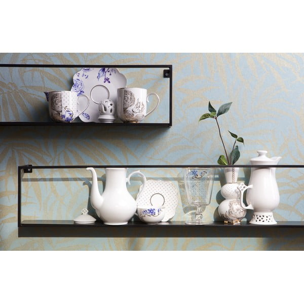 Črna polica WOOOD Meert, dolžina 50 cm-image-1