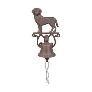 Stenski zvonec iz litega železa z motivom psa Esschert Design