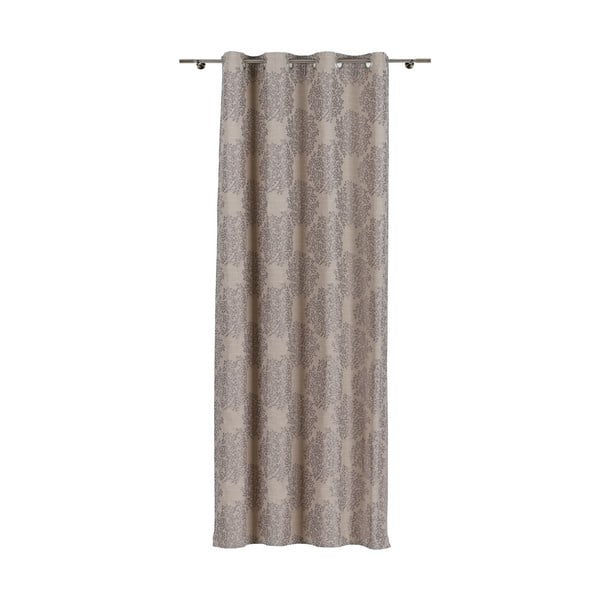 Siva/rjava zavesa 140x245 cm Kansai – Mendola Fabrics