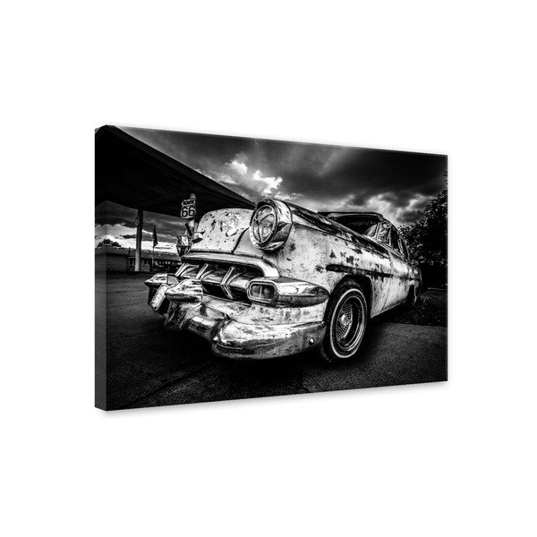 Slika Styler Platno Silver Old Car, 85 x 113 cm-image-2