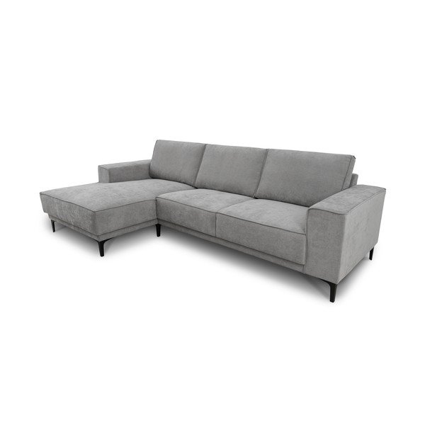 Siva kotna sedežna garnitura (levi kot/z ležalnikom) Copenhagen – Scandic-image-4